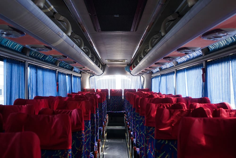 Салон автобуса higer трансфер до Борового (Астана)